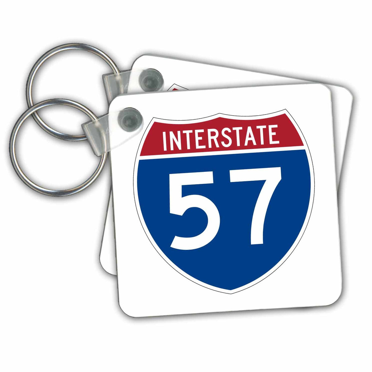 Key Chain - Interstate 57 Signs
