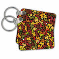 Key Chain - Autumn Leaf Pattern Nature