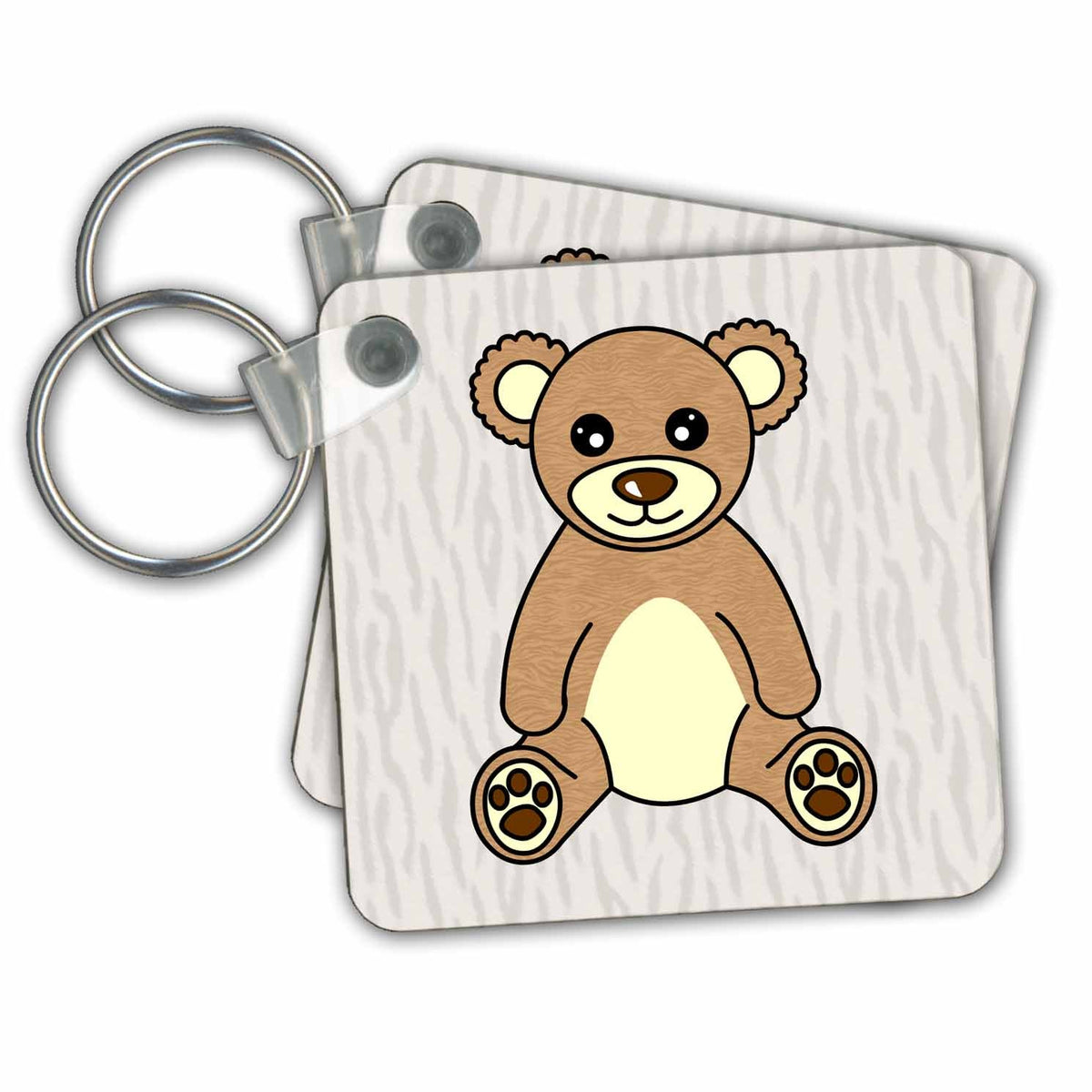 Key Chain - Cute Brown Teddy Bear Designs Teddy Bears