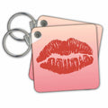 3dRose Key Chains Kiss Lips (kc-186765-1)
