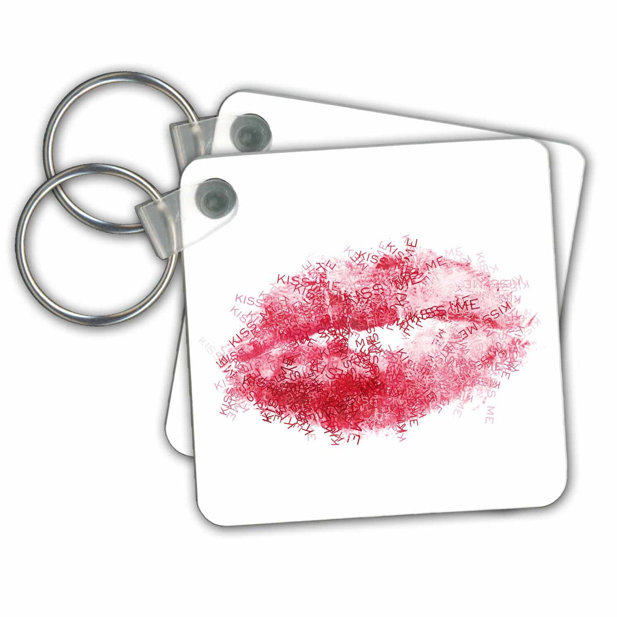 3dRose Key Chains Kiss Me Lips (kc-20902-1)