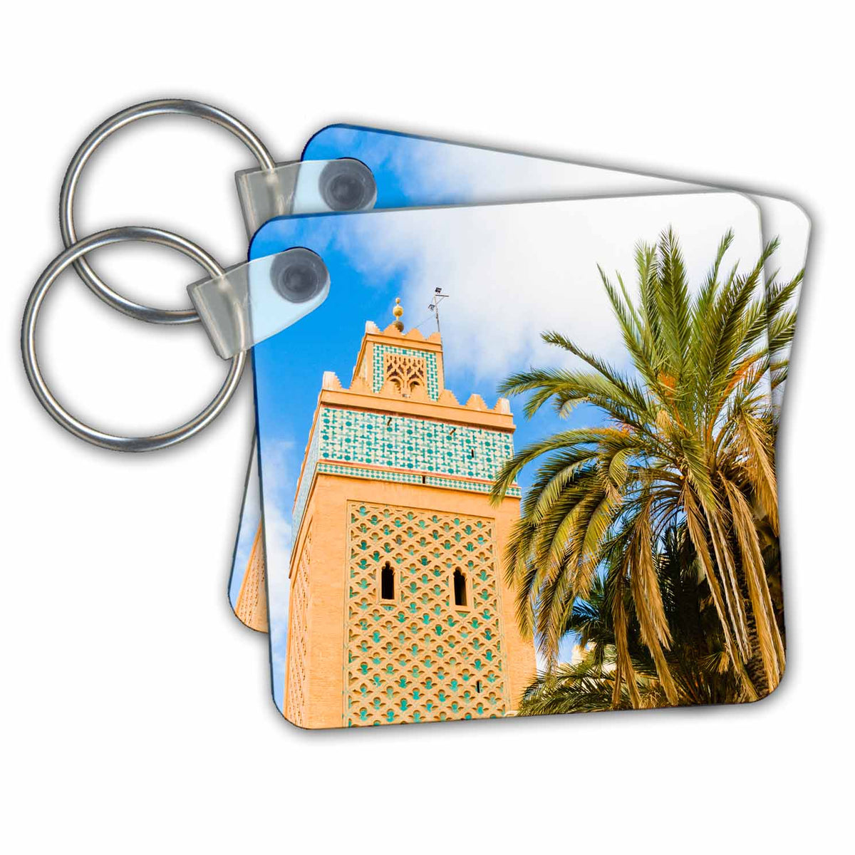 Key Chain - Kasbah Mosque, Marrakech, Morocco. Mosques