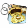 Key Chain - Vintage Fishing Basket Vintage