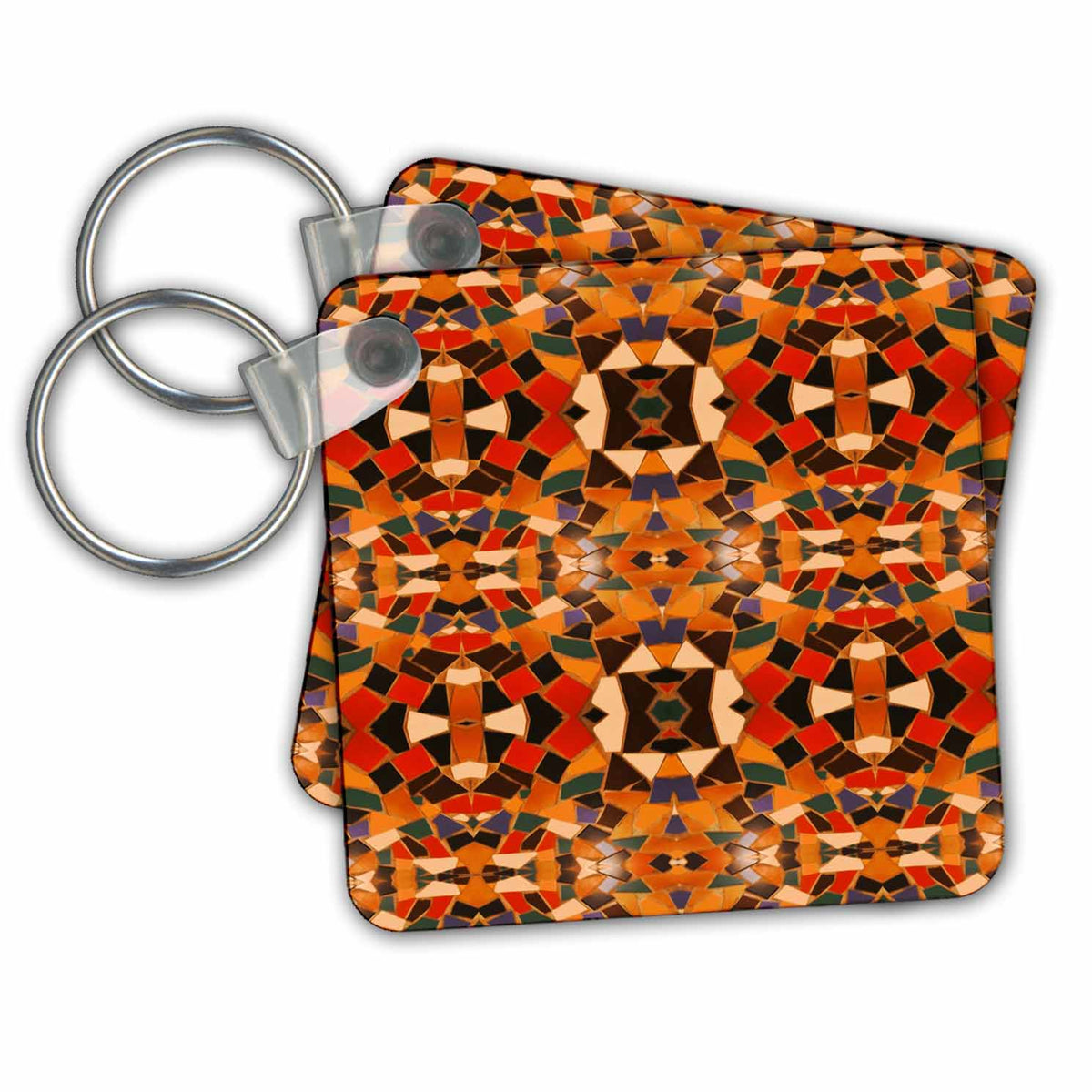 Key Chain - Zodiac Abstract Pattern