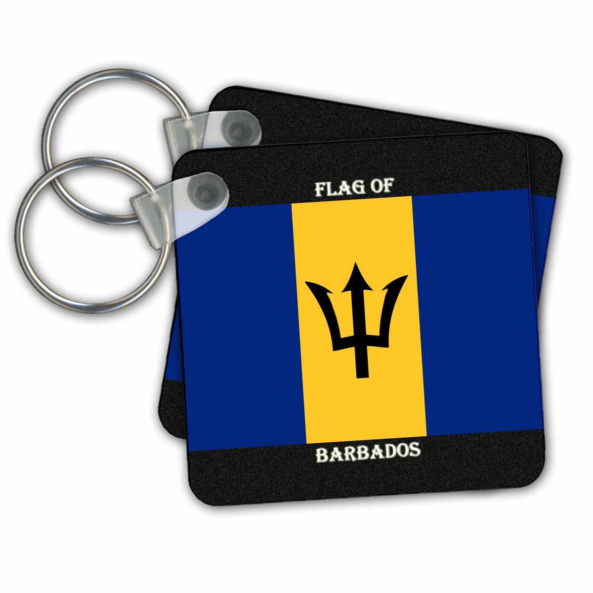 Key Chain - Flag of Barbados Flags of the World