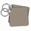 Key Chain - Quirky Mustache, Beard, and Eye Glasses Pattern Patterns