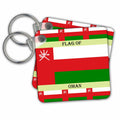 3dRose Key Chains Flag of Oman (kc-211345-1)