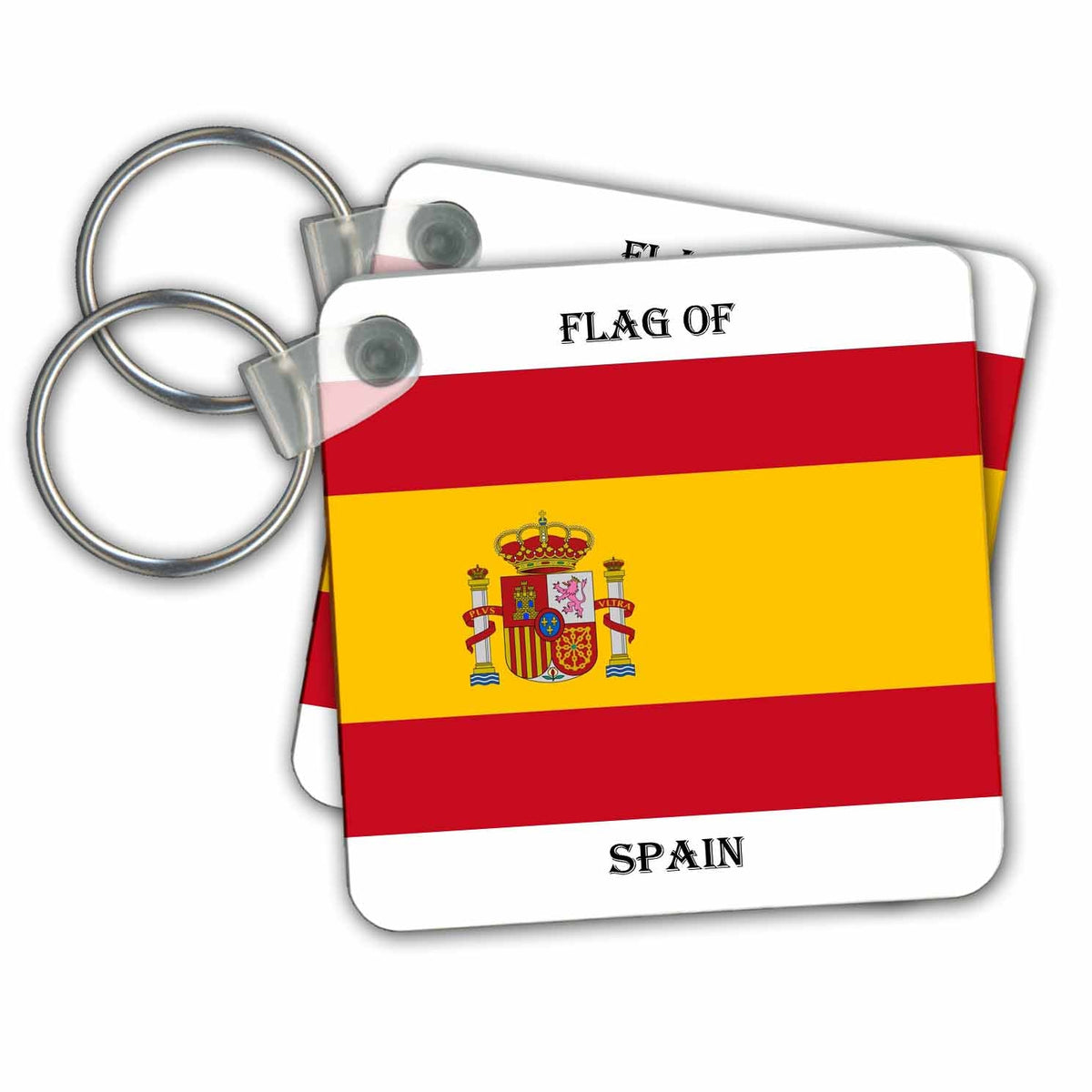 3dRose Key Chains Flag of Spain (kc-211377-1)