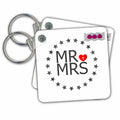 3dRose Key Chains Engagement Announcements (kc-212699-1)