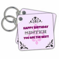 Key Chain - Happy Birthday Sister… Quotes