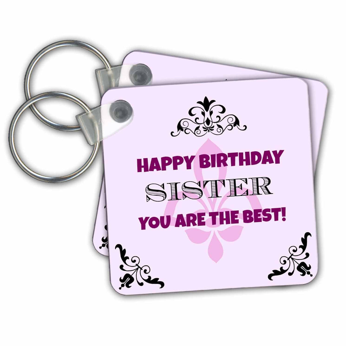 Key Chain - Happy Birthday Sister… Quotes