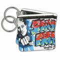 Key Chain - East Berlin Wall Graffiti Jr – Countrys