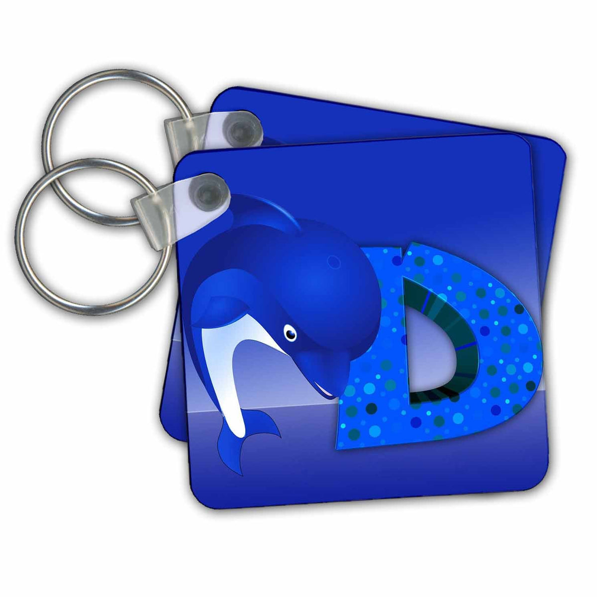 Key Chain - D for Dolphin Alphabet Jr – Prints n Patterns