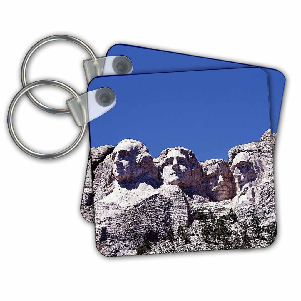3dRose Key Chains Mount Rushmore National Park (kc-214727-1)
