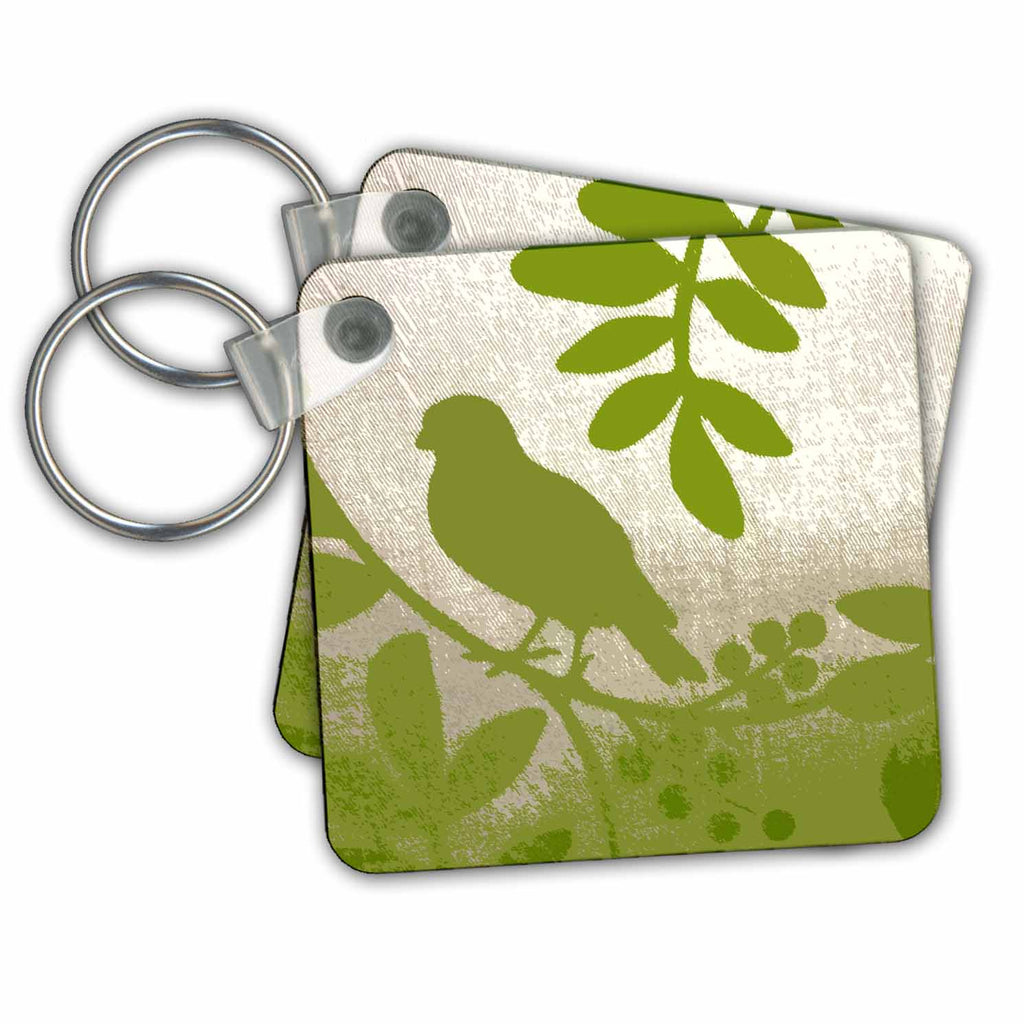 3dRose Key Chains Song Bird (kc-21560-1)