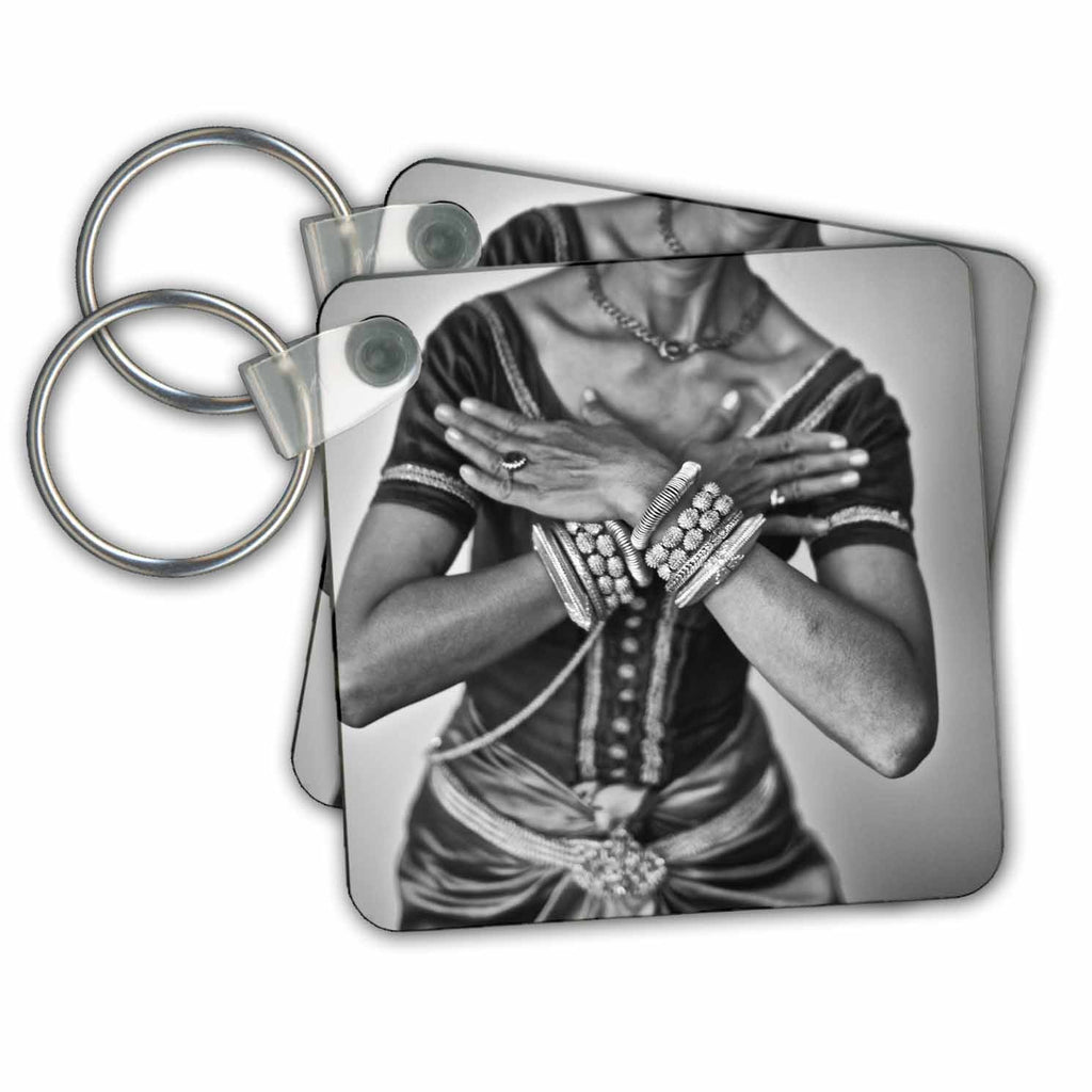 3dRose Key Chains Apsara Dancer, performing a traditional Khmer dance (kc-216164-1)