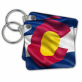 Key Chain - Colorado state flag Illustrations