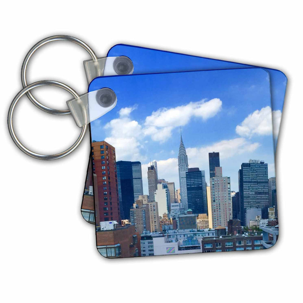 3dRose Key Chains Image of Midtown Manhattan (kc-216342-1)