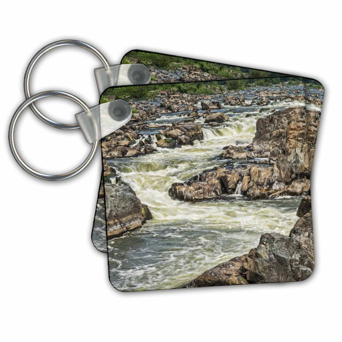 Key Chain - S Curve Rapids Photography Landscape