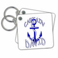 Key Chain - Captain David. Personalized quotes. Nautical Quotes