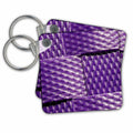 3dRose Key Chains Image of Purple Interwoven Plastic (kc-232993-1)