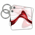 Key Chain - Contemporary Red Streamer Contemporary
