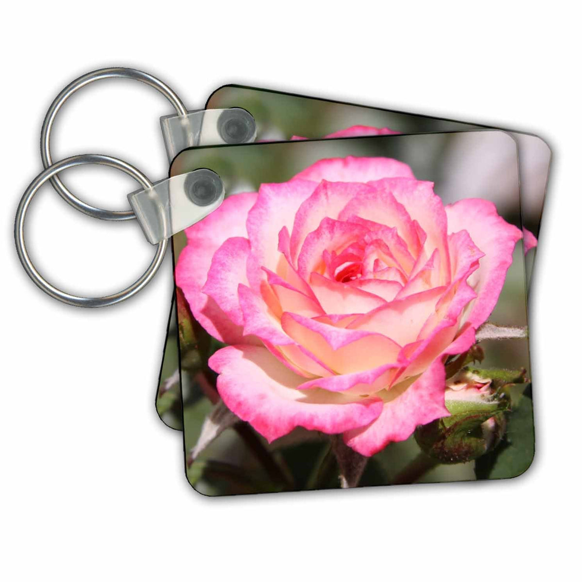 Key Chain - romantic rose Sanders Flowers