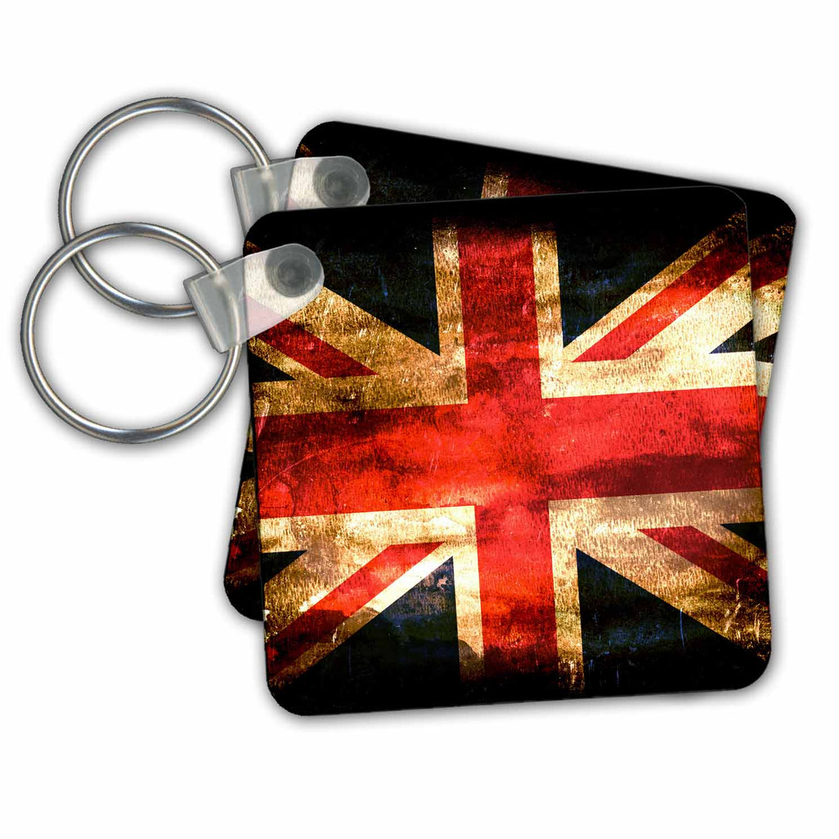 3dRose Key Chains United Kingdom Flag (kc-236467-1)