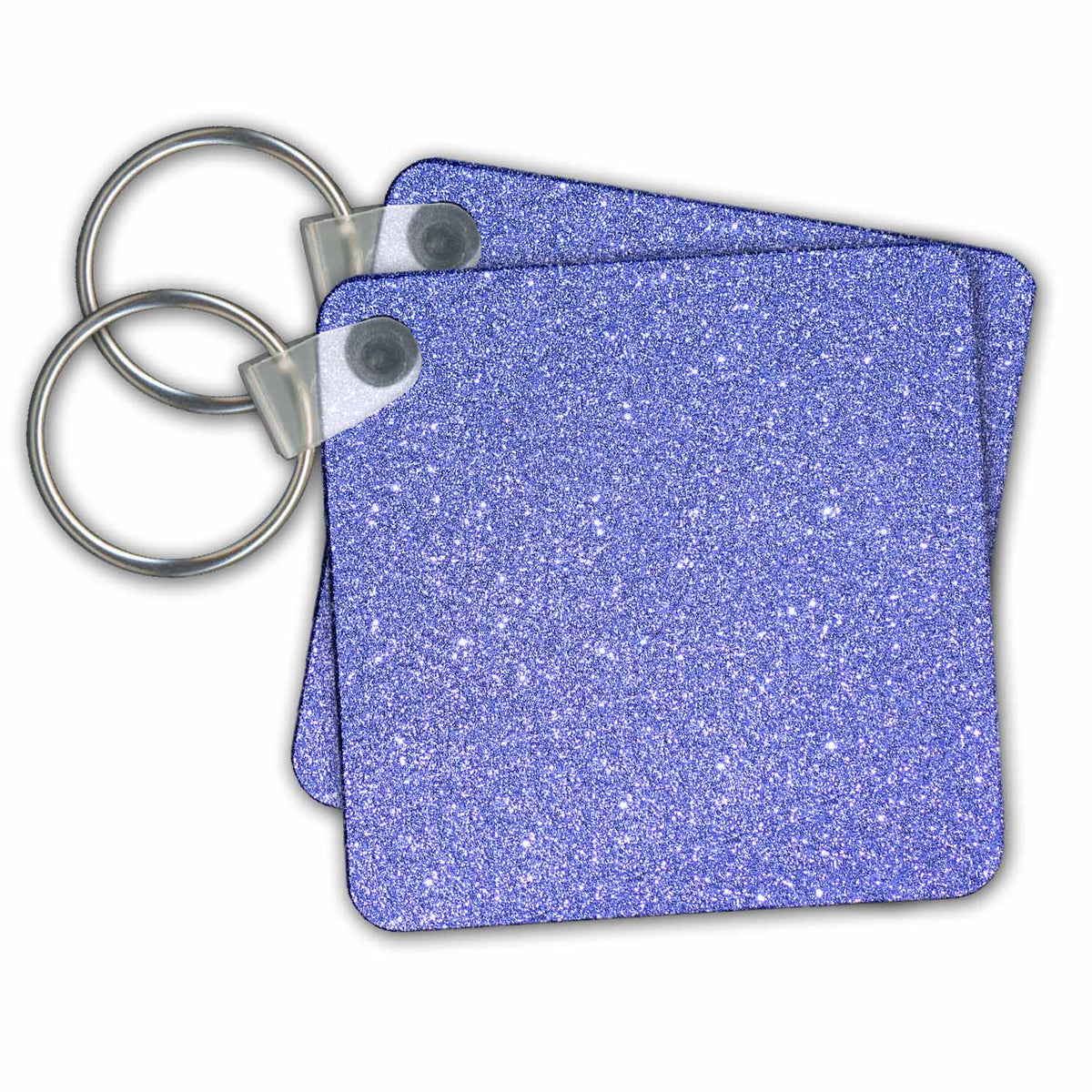 Key Chain - Blue Glamour Glitter Style Glitter