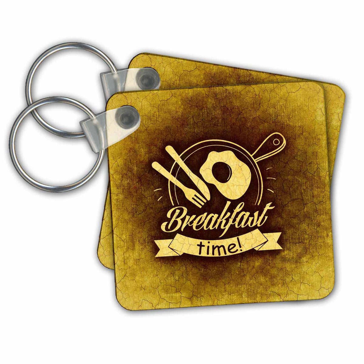 Key Chain - Its Breakfast Time Letter