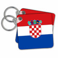 Key Chain - Modern Croatia Flag Flag