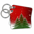 Key Chain - Green Christmas Tree Christmas