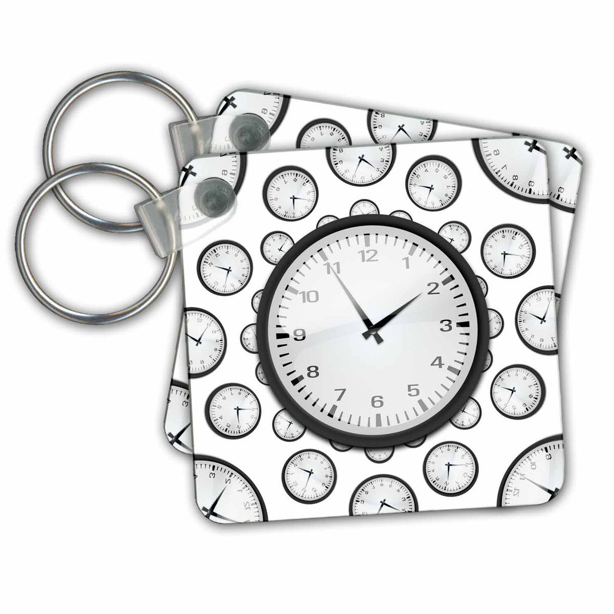Key Chain - Pattern Wall Clocks Art