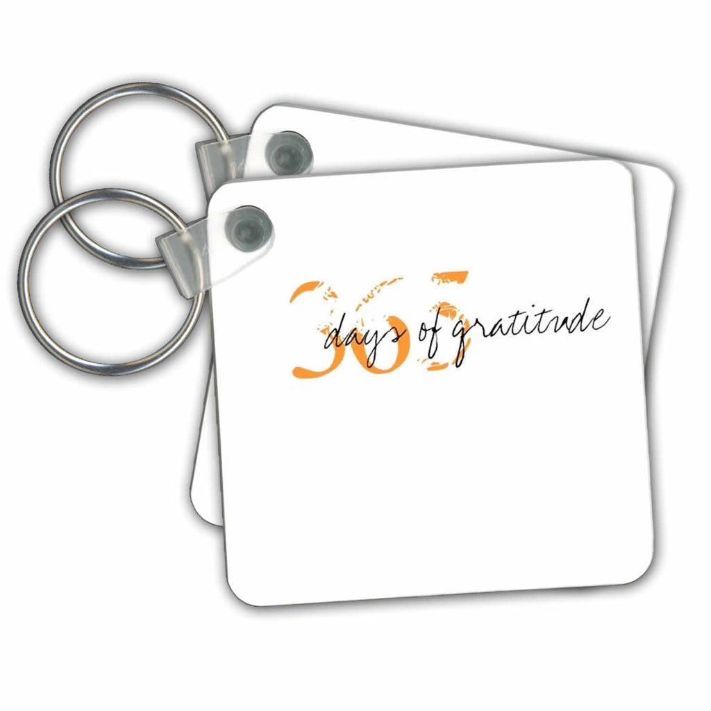 3dRose Key Chains 365 Gratitude (kc-23690-1)