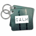 Key Chain - CALM RAIN DRIPPING DOWN WINDOW Anne Collections Quotes