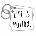 Key Chain - Life is motion Illustrations