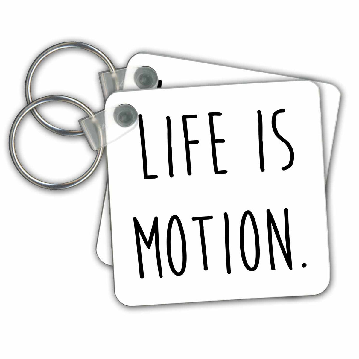 Key Chain - Life is motion Illustrations