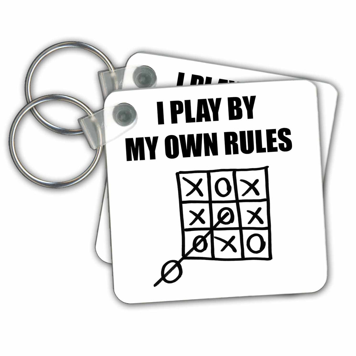 Key Chain - I play by my own rules Illustrations