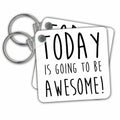 Key Chain - Today is going to be awesome Illustrations