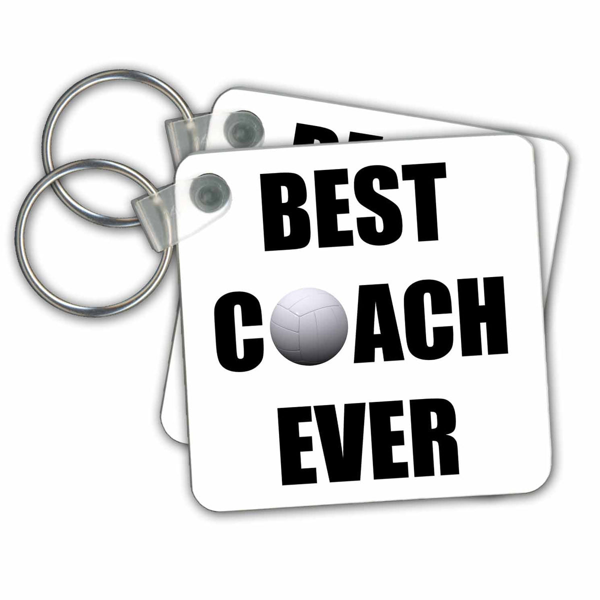 Key Chain - Best Volleyball Coach Ever Illustrations