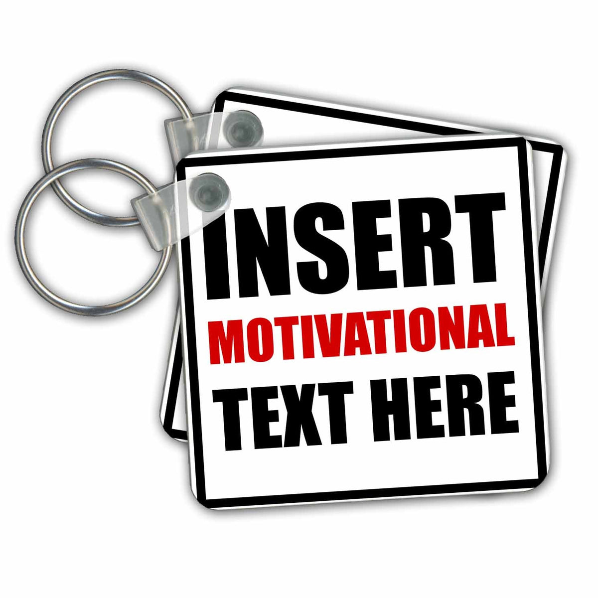 Key Chain - Insert motivational text here Illustrations