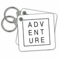 Key Chain - ADVENTURE Anne Collections Quotes