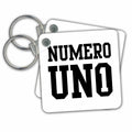 Key Chain - Typography Design- Numero Uno Designs
