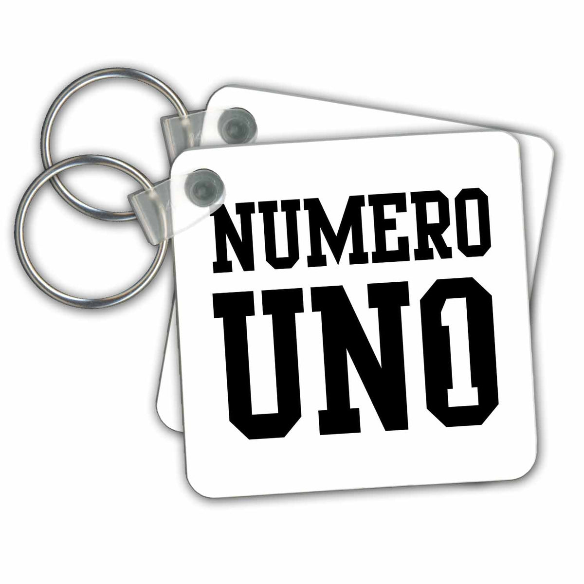 Key Chain - Typography Design- Numero Uno Designs