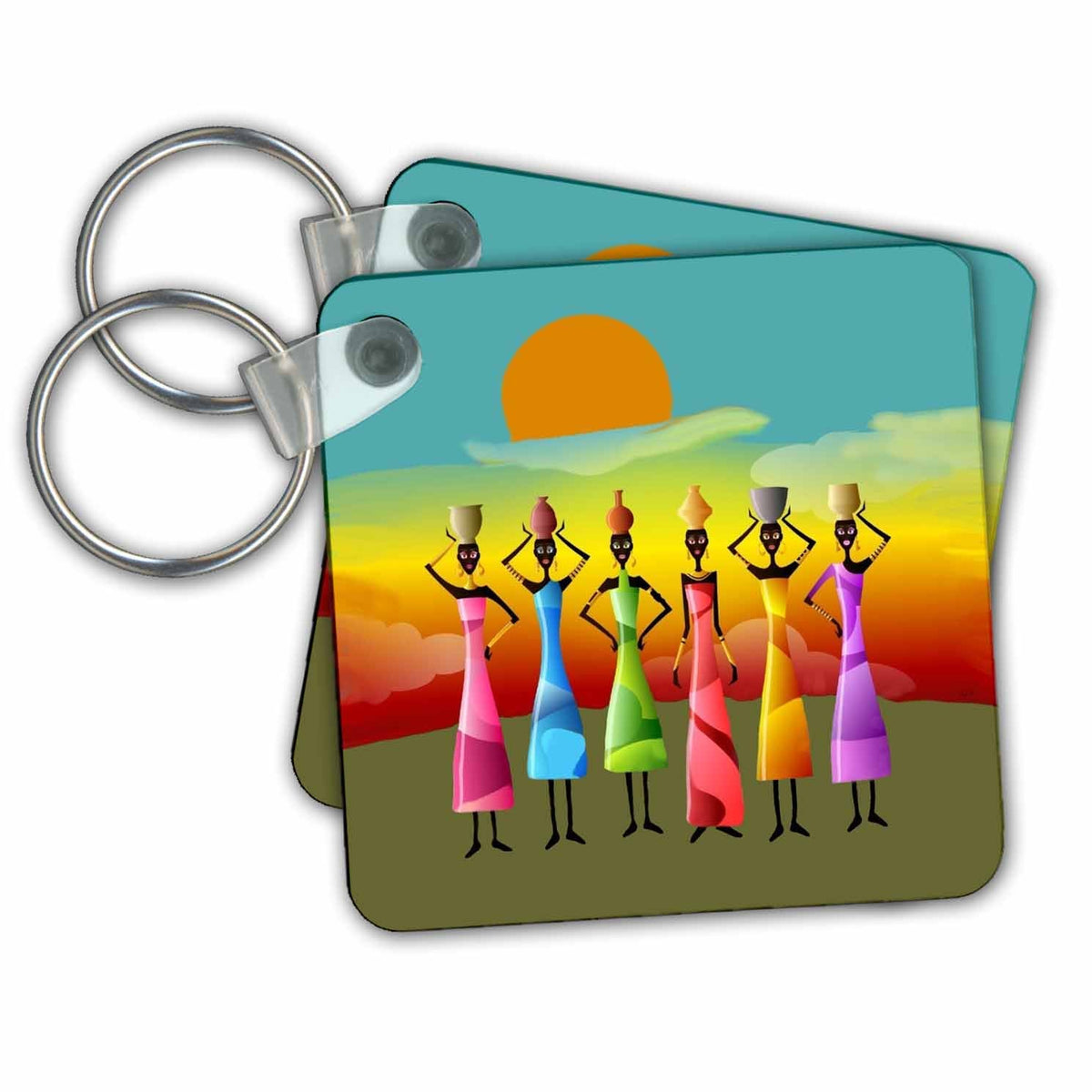 Key Chain - African Women Designs 2016