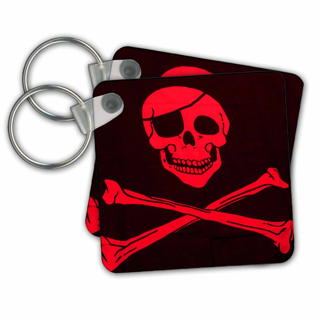 3dRose Key Chains Ex Pirate Red (kc-23959-1)