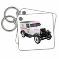 3dRose Key Chains Classic White Ambulance Truck (kc-239789-1)