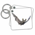 3dRose Key Chains Bat from the Front with Wings Up (kc-239802-1)