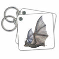 3dRose Key Chains Bat from the Side with Wings Up (kc-239803-1)