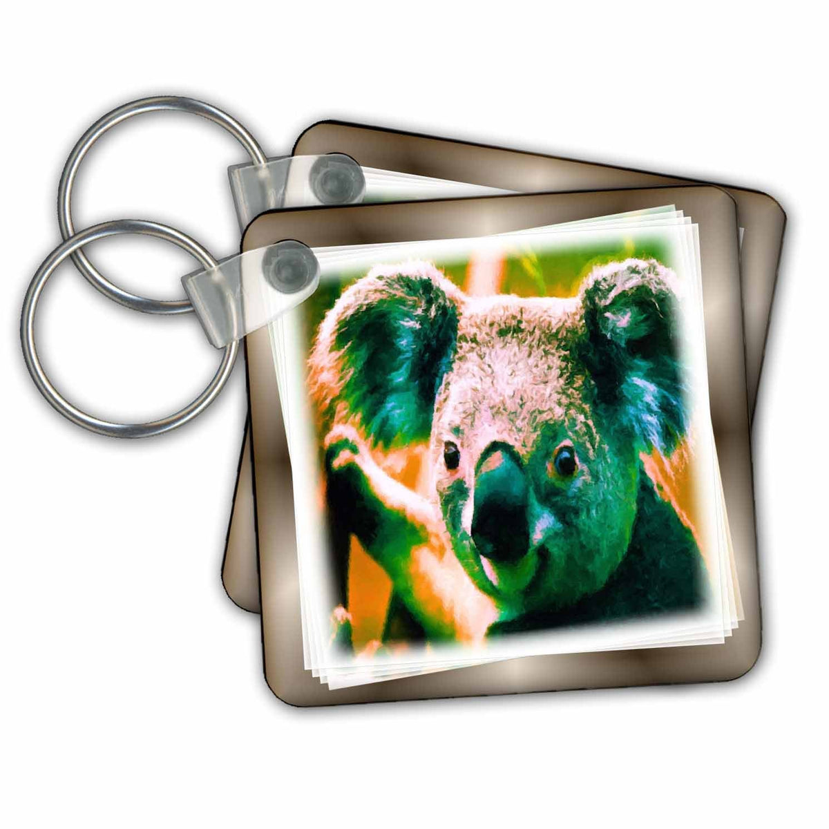 3dRose Key Chains Cuddly Koala (kc-24127-1)